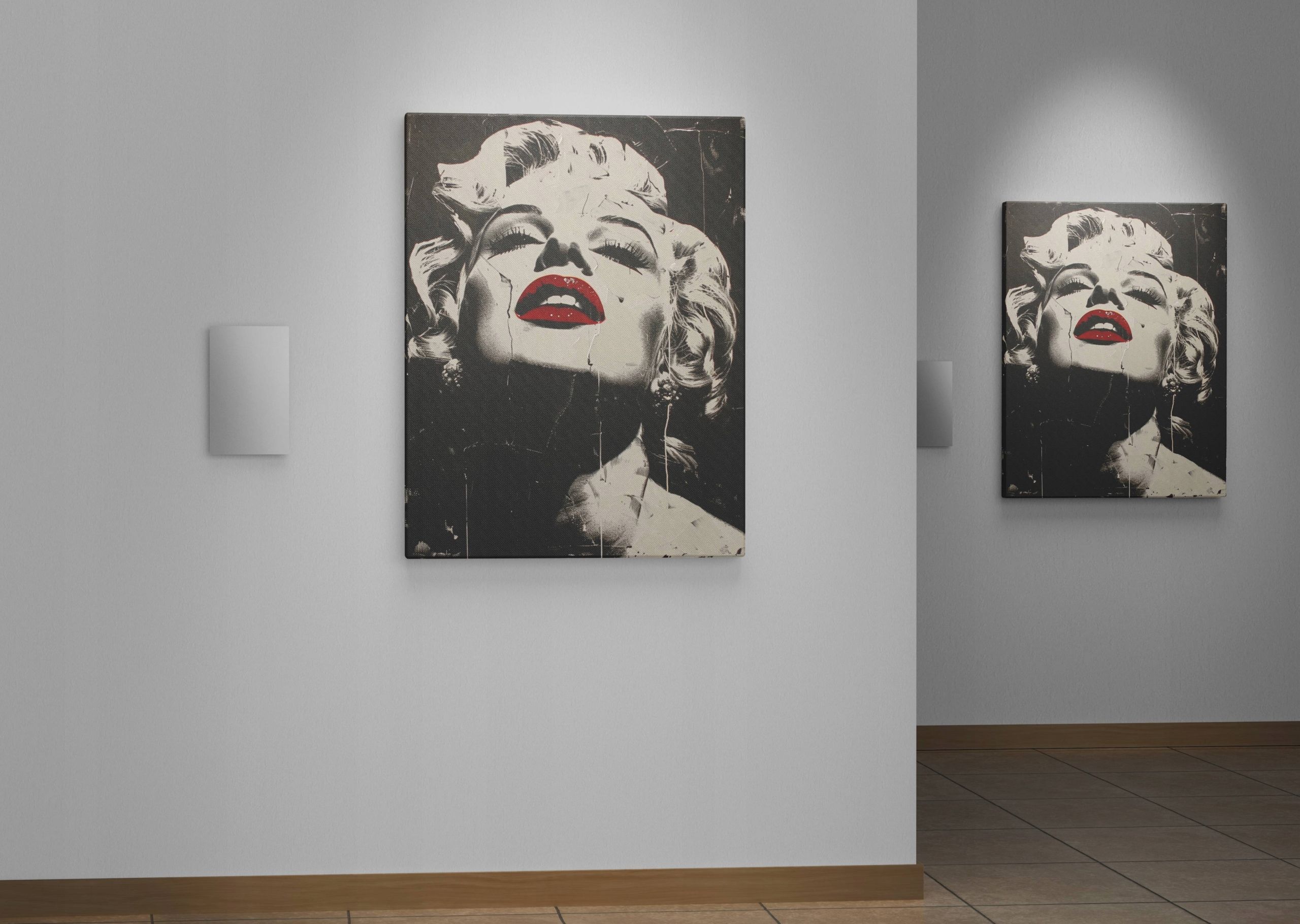 Obraz na płótnie Marilyn Monroe 75x100 cm - Pop Art Deco do wnętrz