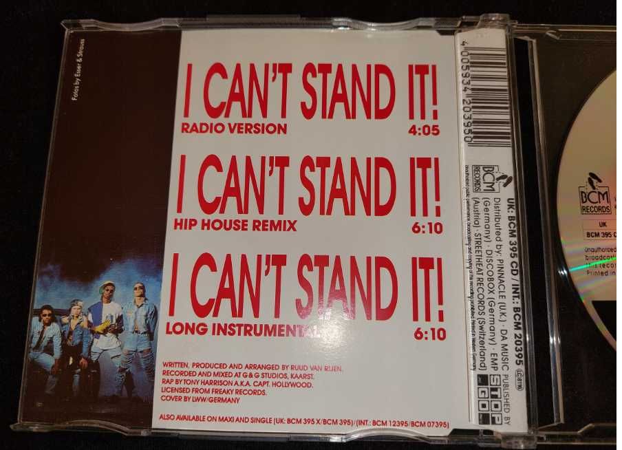 Twenty 4 Seven I Can't Stand It! CD 1990