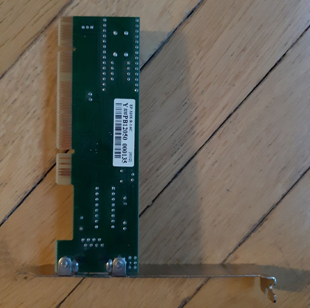 Karta sieciowa internet Ethernet EP-320X-R-1\6C RTL Realtec do kompute