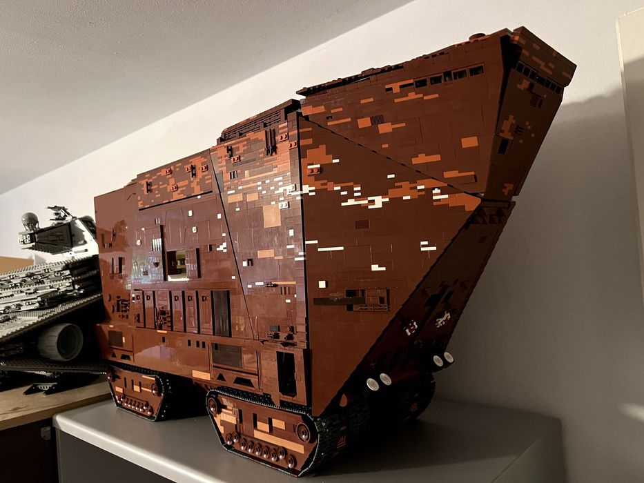 "Lego "  SANDCRAWLER UCS  pojazd ludzi pustyni jeździ