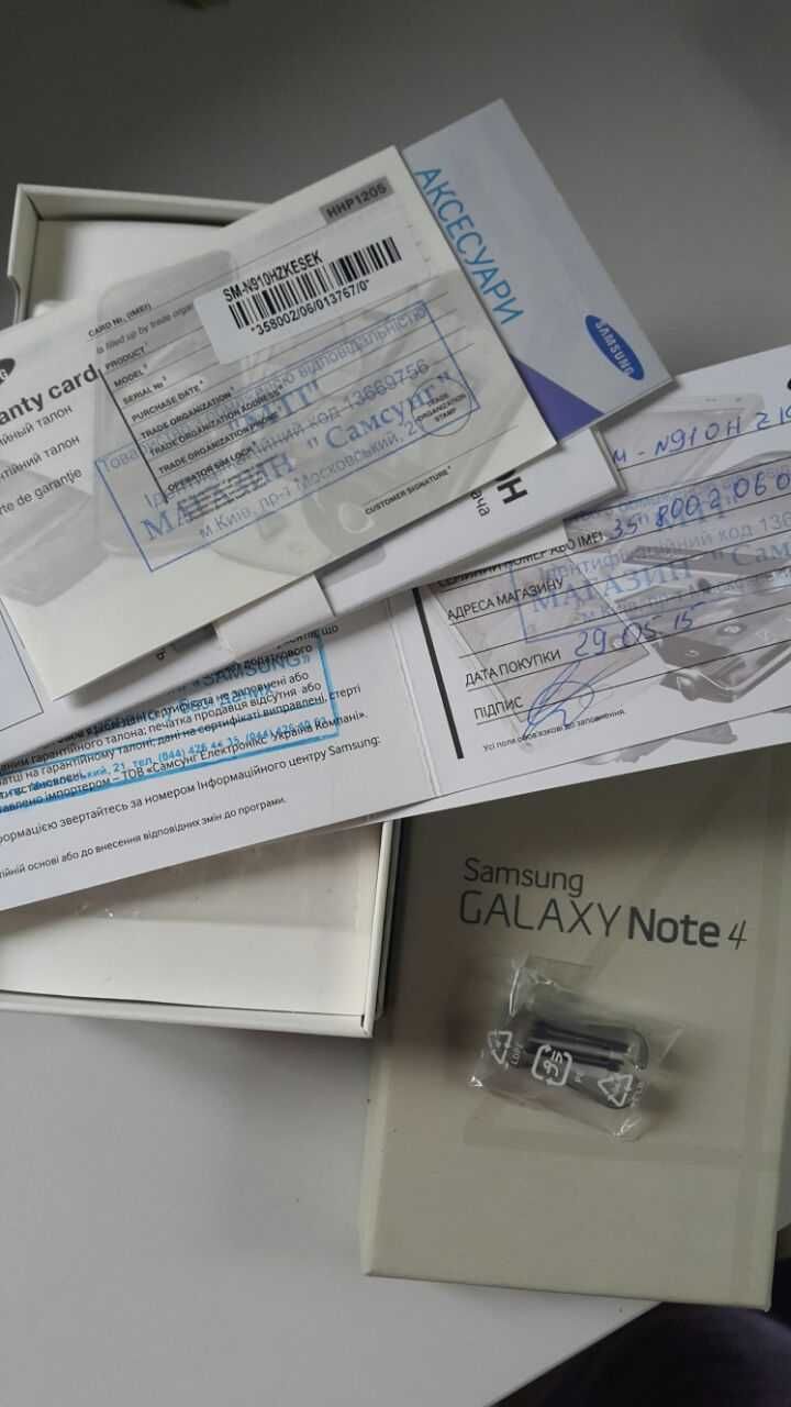 Samsung Galaxy Note 4 N910H Black. НЕ БИТИЙ все орігінал