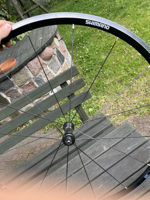 Komplet kół Shimano 622x15C szosa czarne