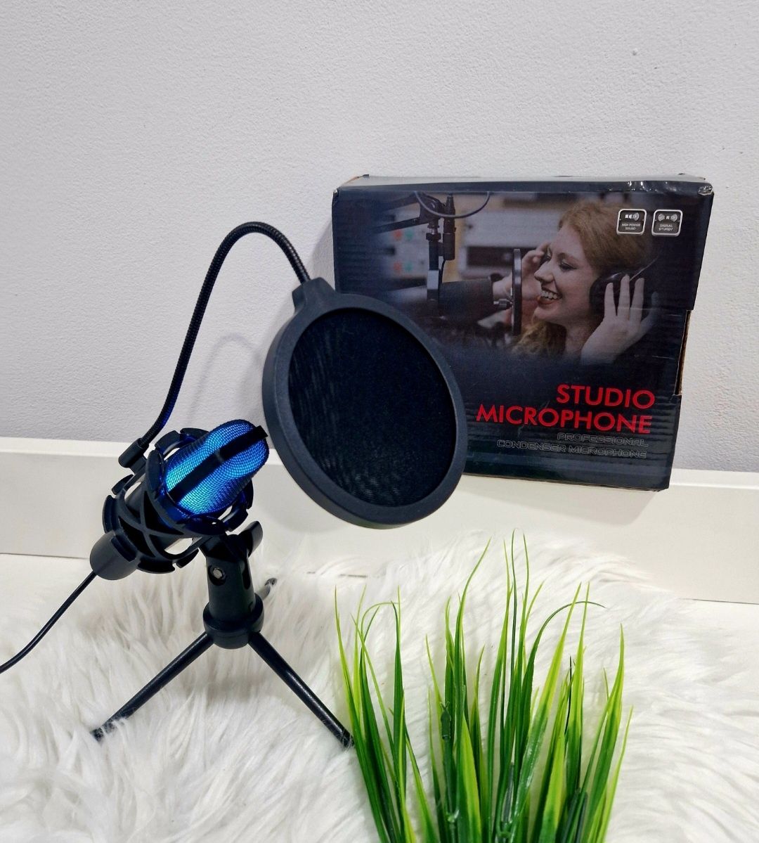 Microfone RGB USB