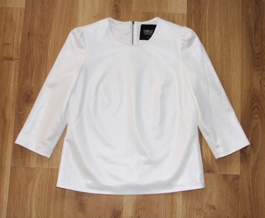 GARDIAS Biała koszula SIMPLE bluzka 34 xs 36 s