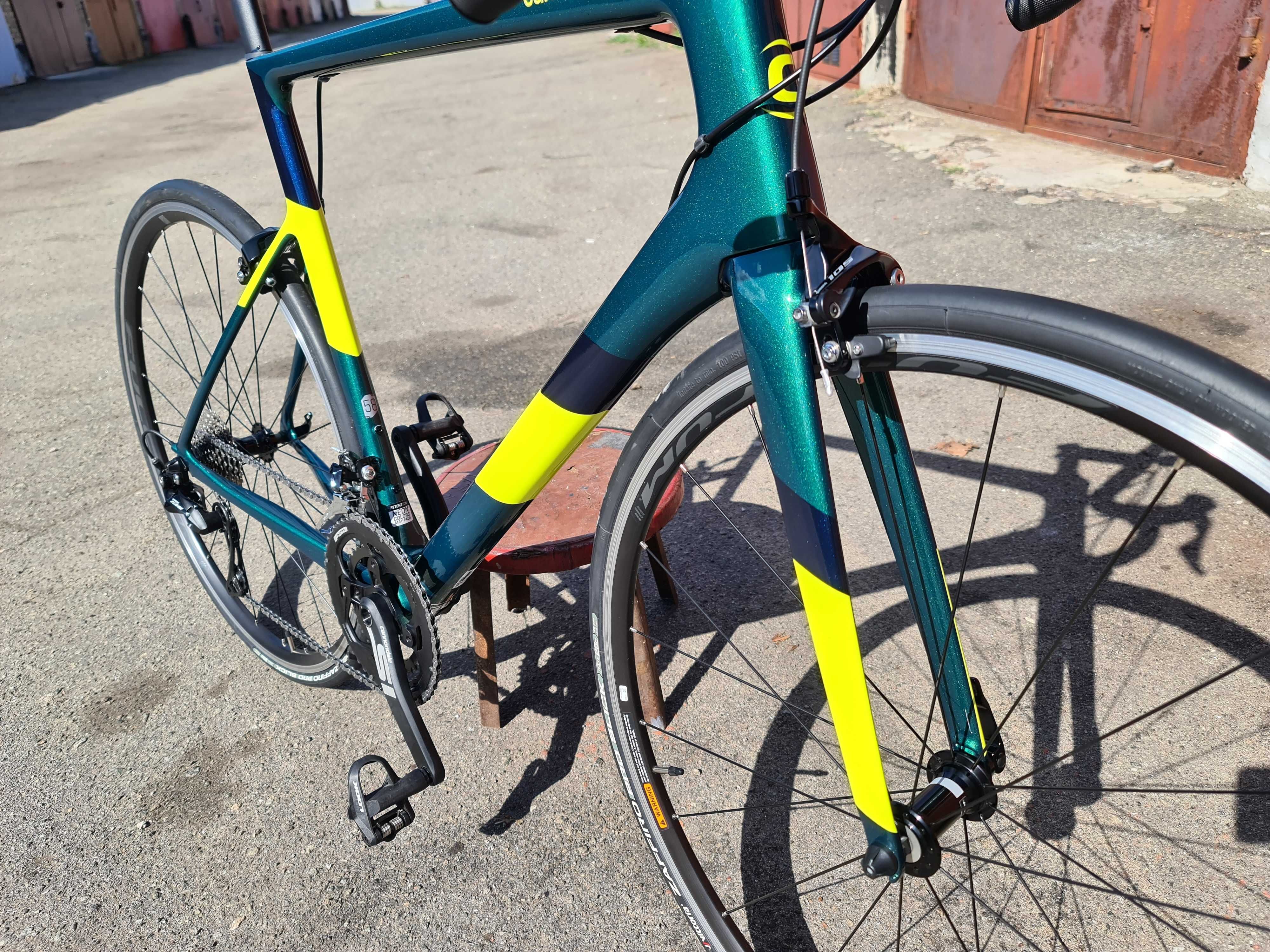 Шосейний велосипед Cannondale SuperSix Carbon рама XL58  Shimano 105