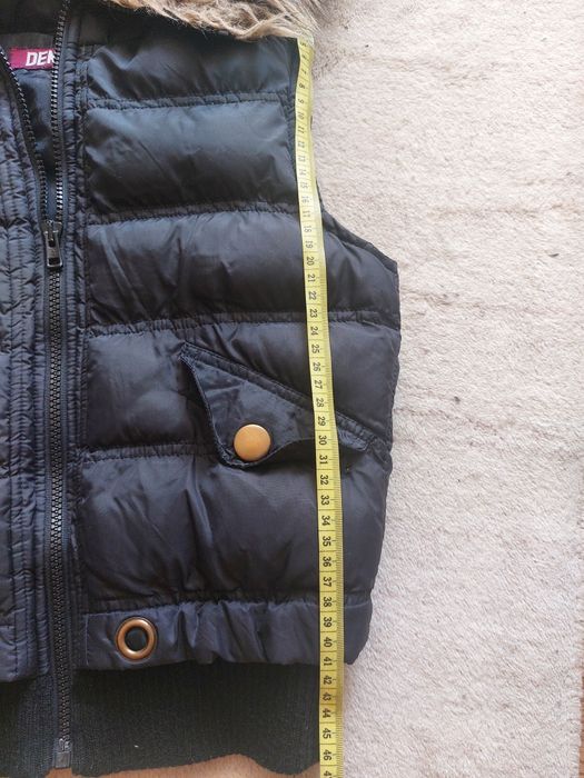 Kamizelka ciepła z kapturem DenimCo Primark rozmiar S