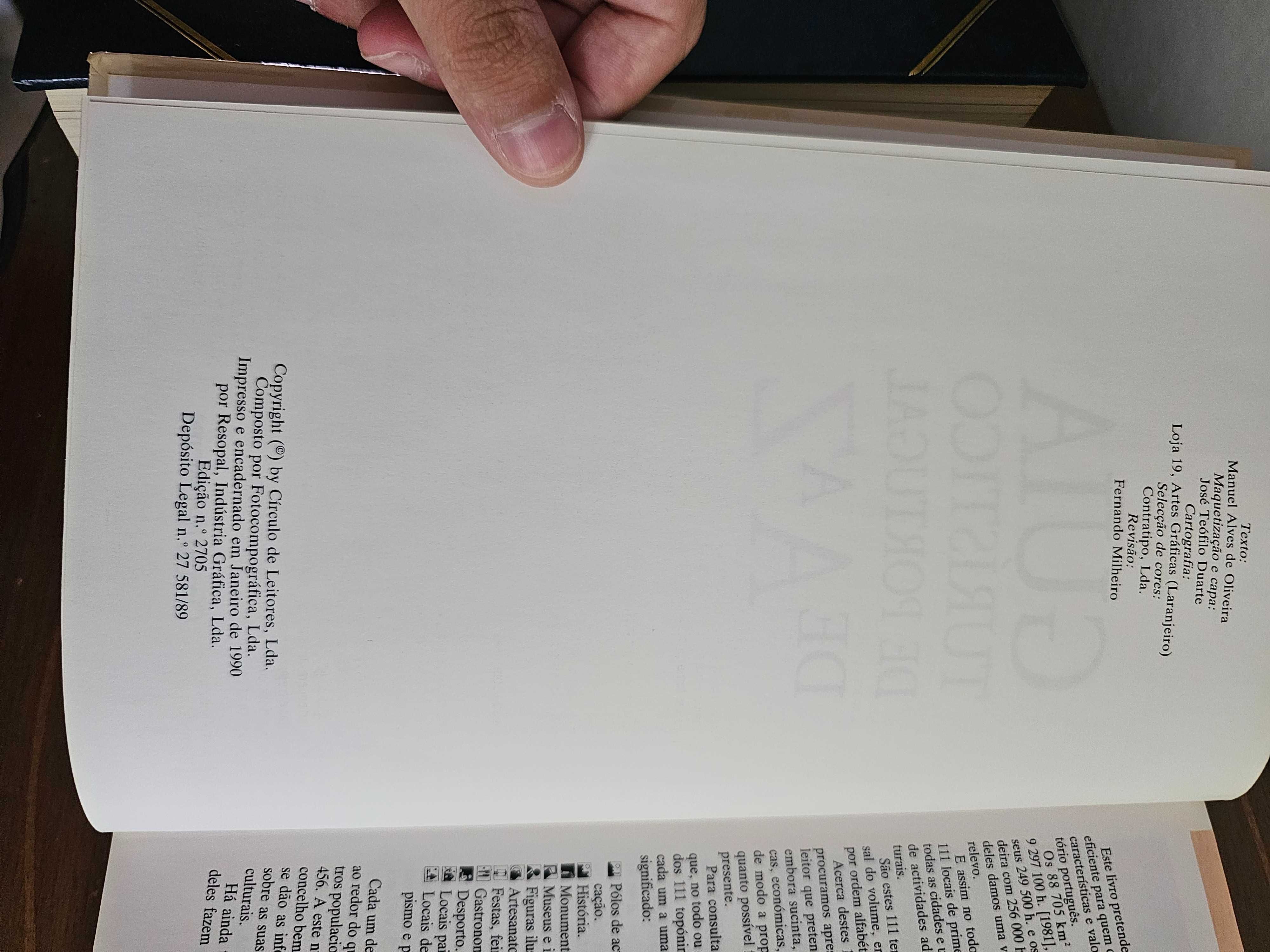 Livro Guia Turístico de Portugal de A a Z – Círculo de Leitores (1989)
