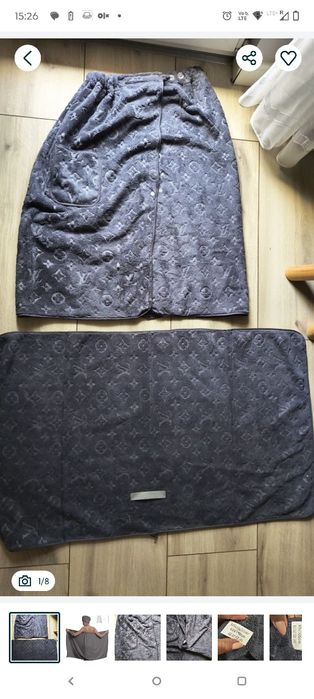 Komplet do sauny i ręczniki granat