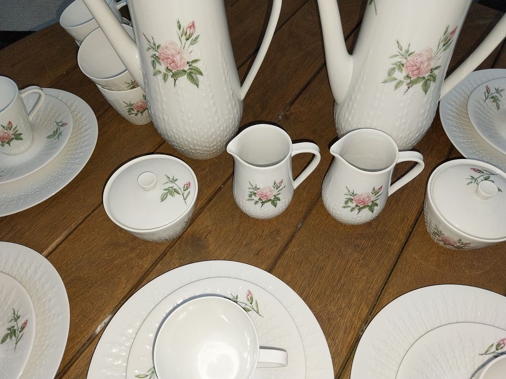Hutschenreuther Exzellenz Rosita serwis porcelanowy