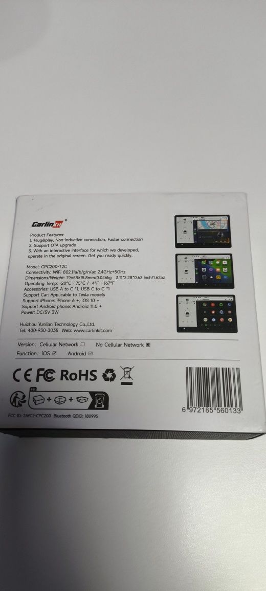 Carlinkit Tesla - Adaptador