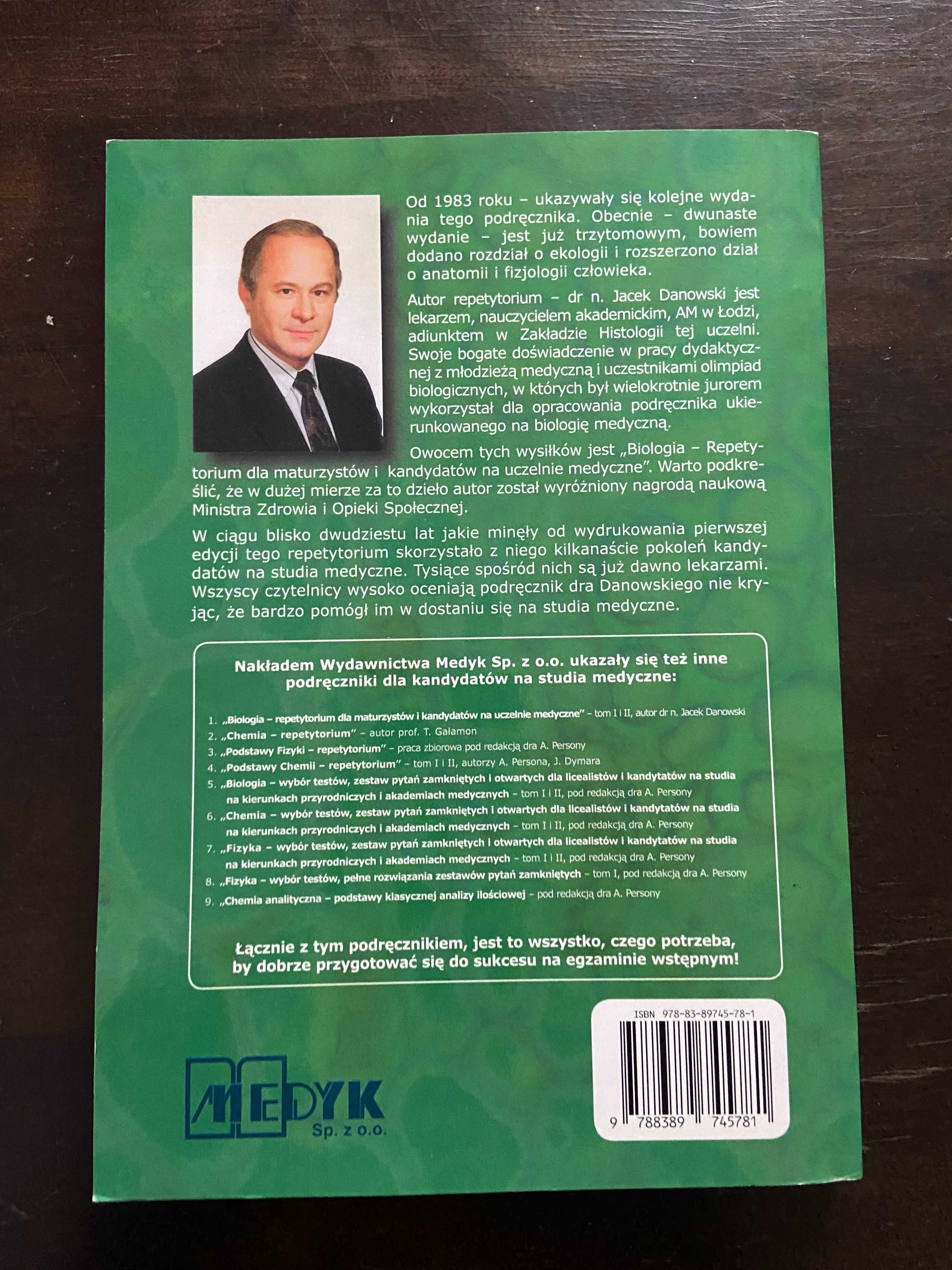 Repetytorium dla maturzystów - Biologia TOM 3 Jacek Danowski