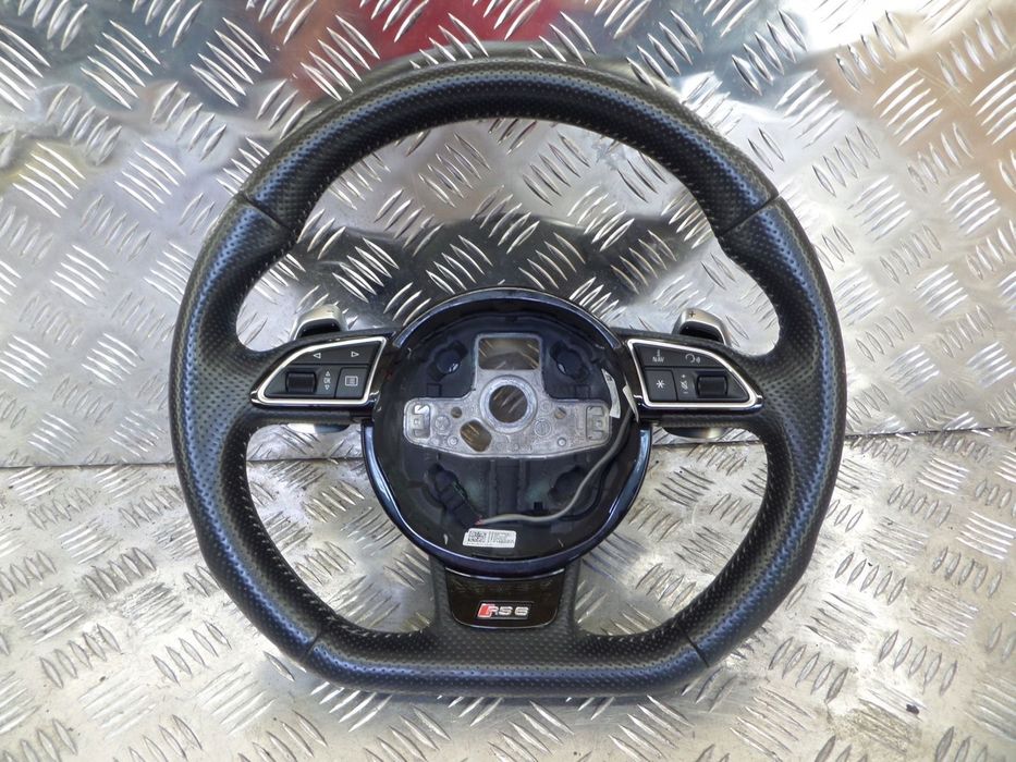 KIEROWNICA MULTIFUNKCJA ŁOPATKI AUDI RS6 C7 LIFT ORYGINAŁ 4G0419091BJ