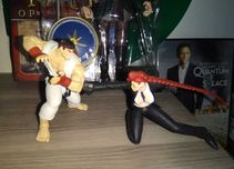 Figuras Anime Street Fighter IV Ryu and Viper Capcom Neca 2008 Raras