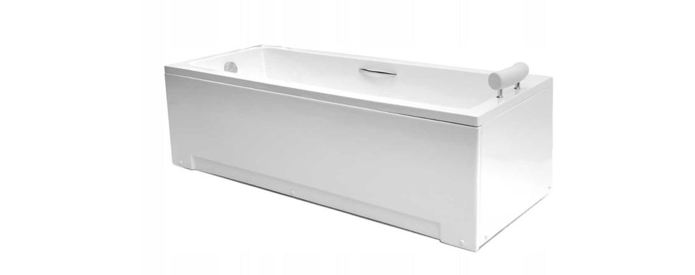 Wanna biała NICOLE PRAWA/LEWA obudowa AKRYLOWA 170x70 SYFON