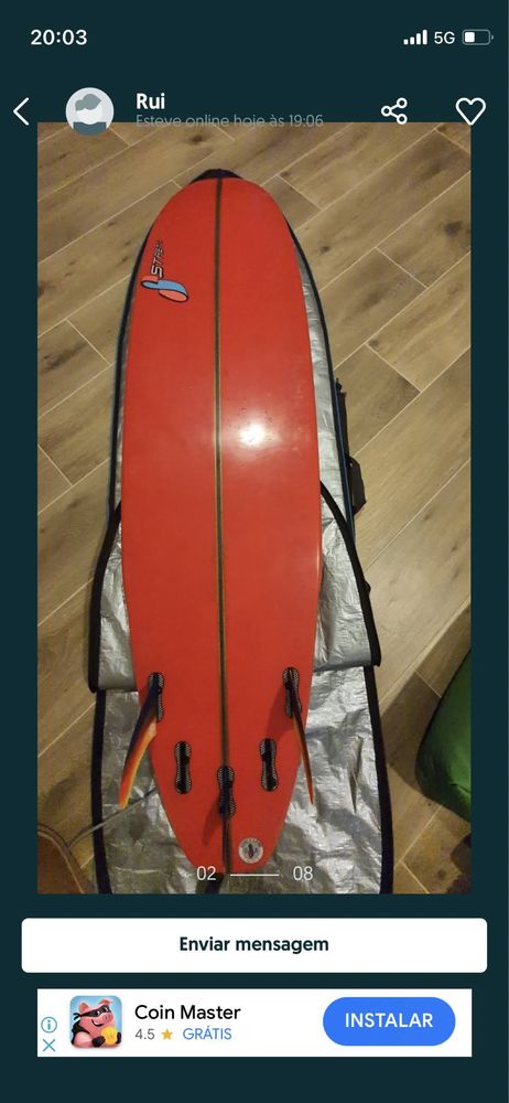 Prancha surf mid lenght 7’0 STRETCH