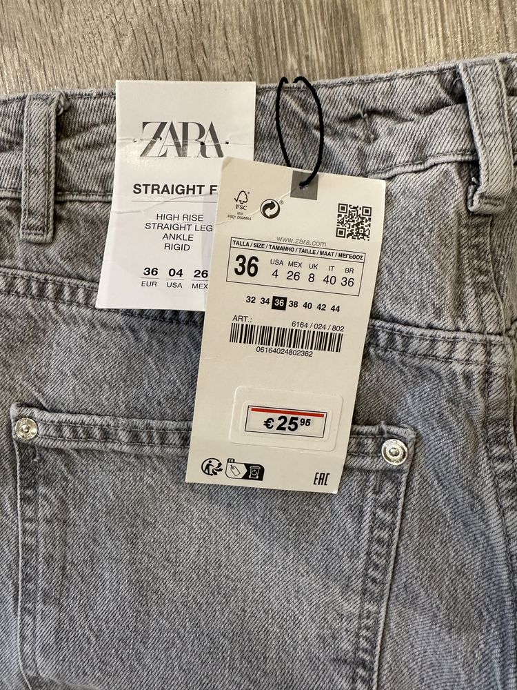 Продам джинси Zara новые 36 размер .
