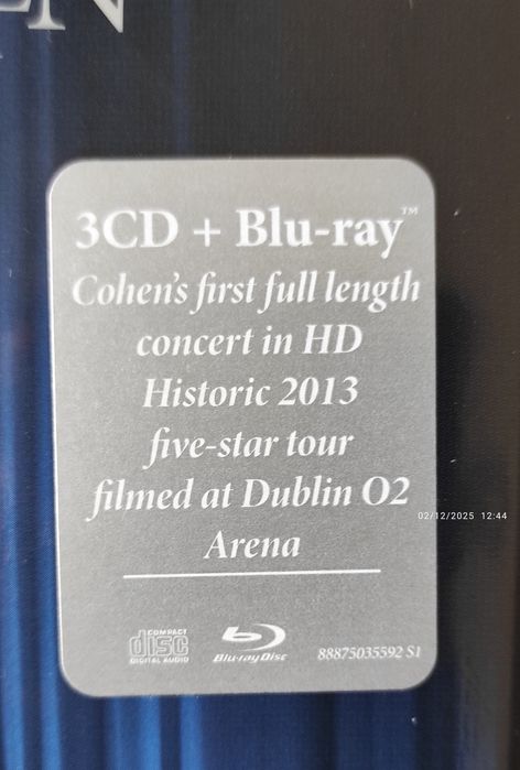 Leonard Cohen - Live In Dublin 3CD + Blu-ray