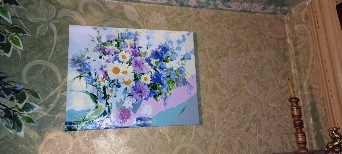 Картина нарисованная  50Х40 см