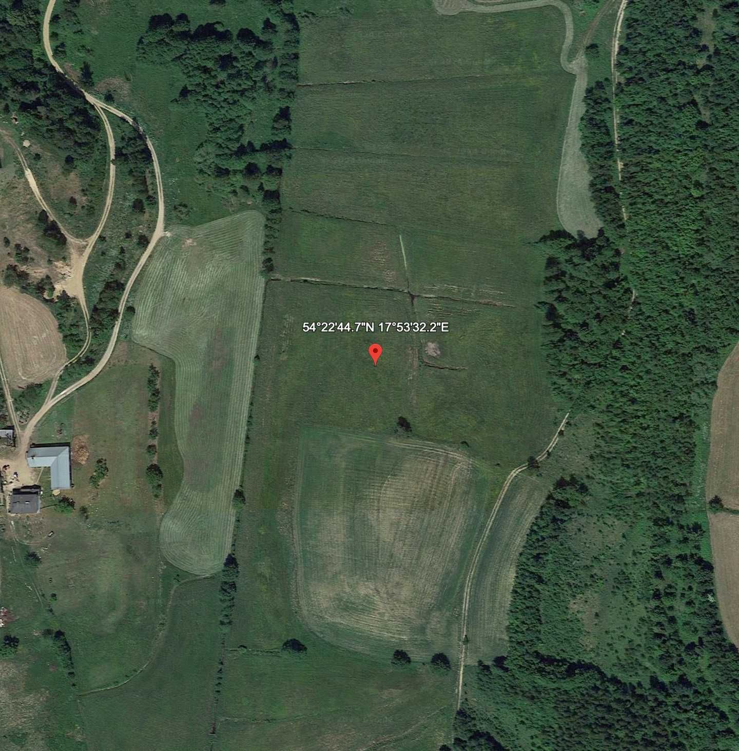 Działka widok jezioro Sierakowice Kamienica Królewska