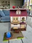 Sylvanian Babblebrook Grange Сильваниан дом с фонтаном коттедж будинок