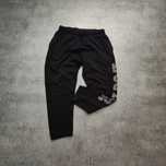 MĘSKIE Spodnie Dresowe Dresy Czarne Bawełna Duże Logo Nike Just Do It