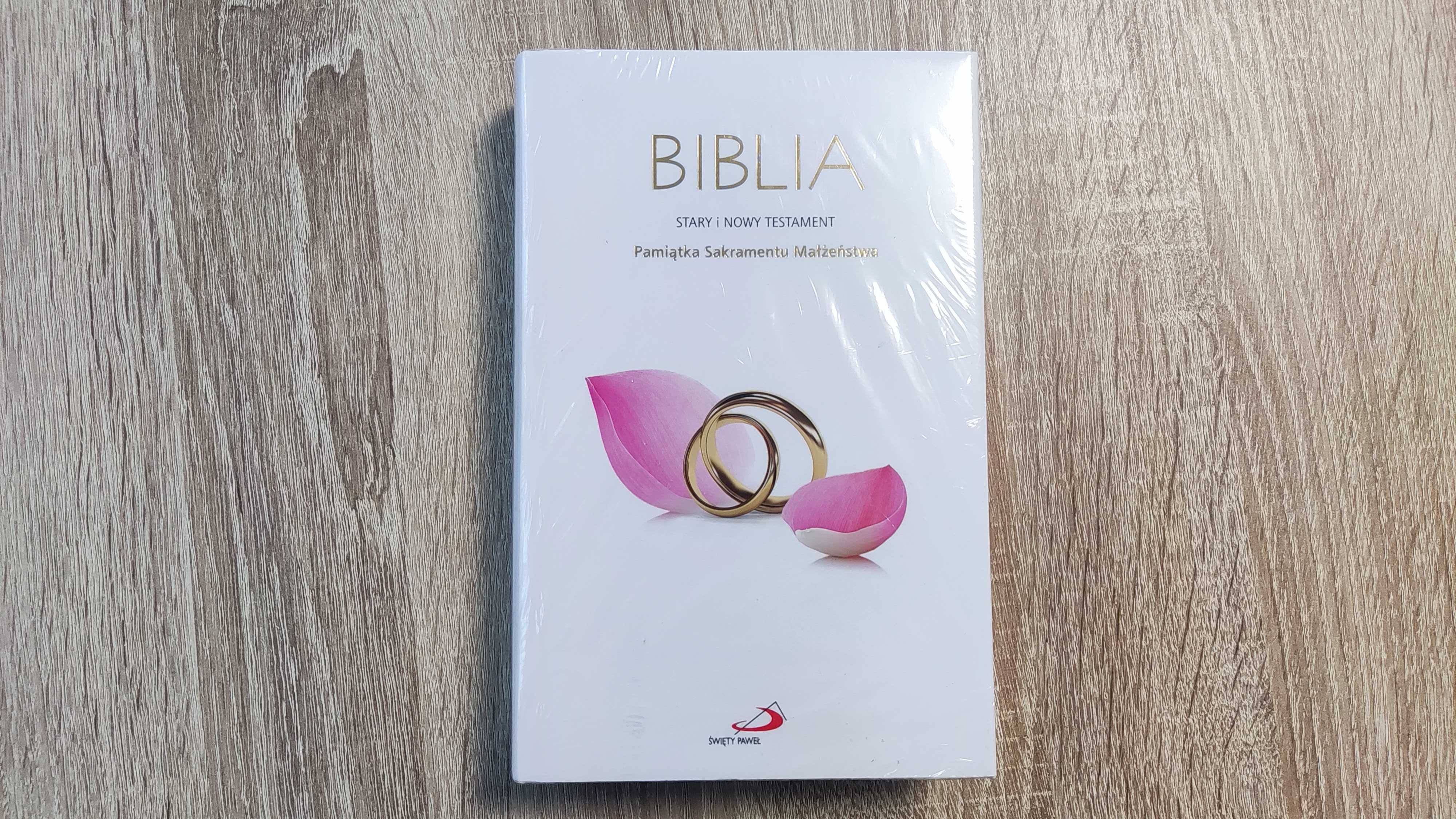 Biblia. Stary i Nowy Testament. Pamiątka Sakramentu Małżeństwa