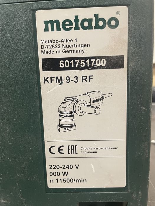 Metabo KFM 9-3 RF frezarka krawędziowa do metalu