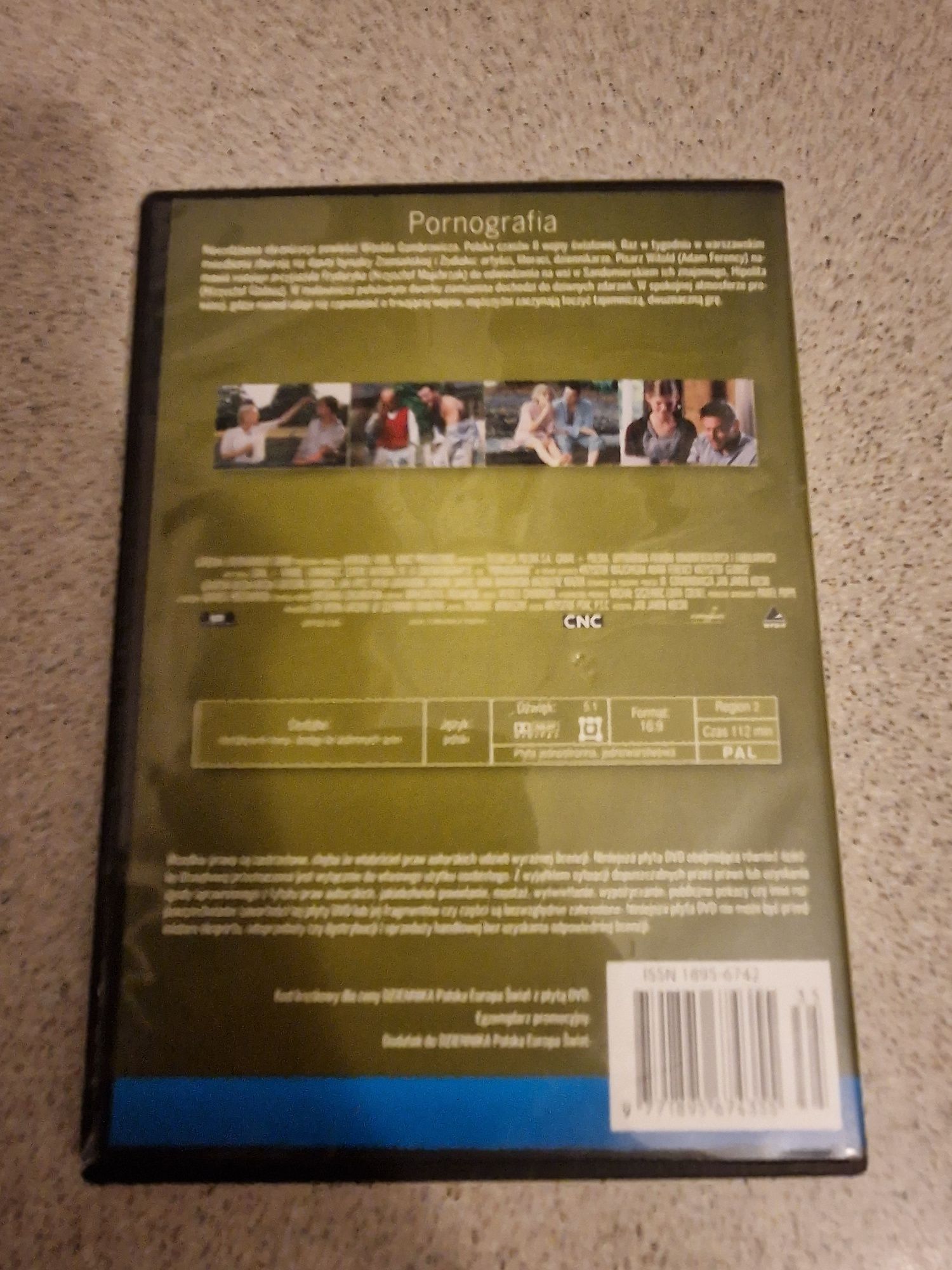 DVD Pornografia film Ekranizacja Gombrowicz
