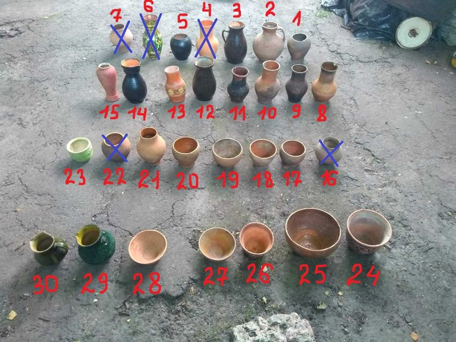 Старинный антикварный вазон горшок глечик макитра кринка кувшин...