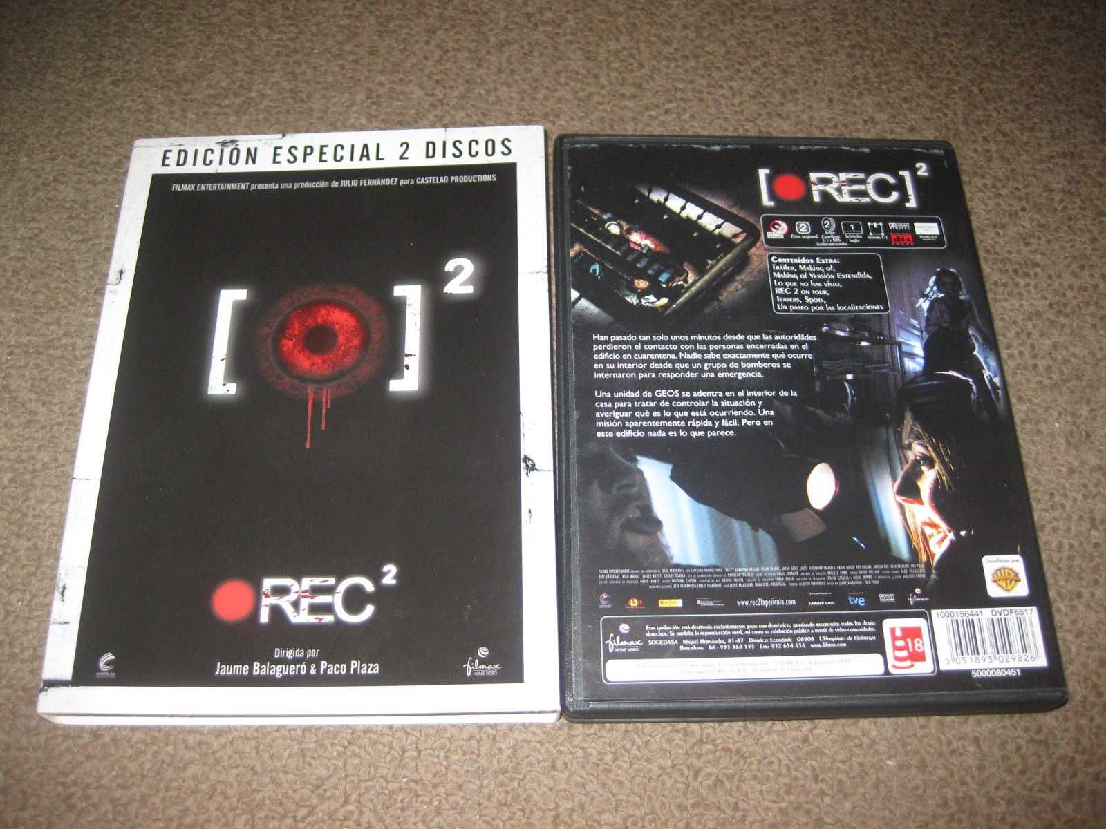 "REC 2" numa Edição Especial com 2 DVDs e em Slidepack!