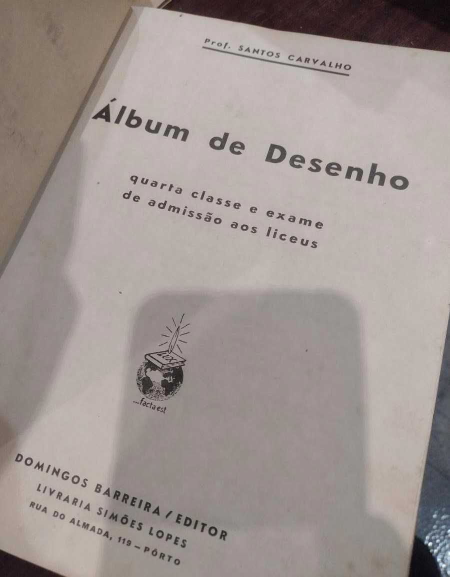 Álbum de Desenho - Prof, Santos Carvalho