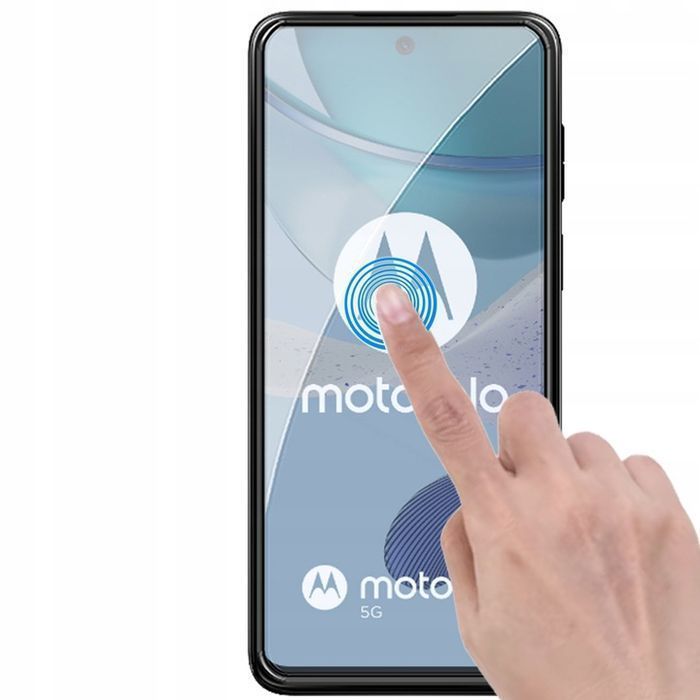 Szkło hartowane 5D do Motorola moto G13 / G23 / G53 z czarną ramką