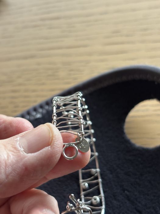 TOUS. Pulseira em prata.