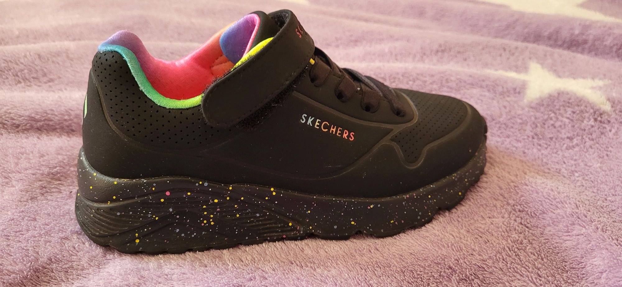 Skechers Uno Lite Rainbow Specks 310457L-BKMT rozmiar 32