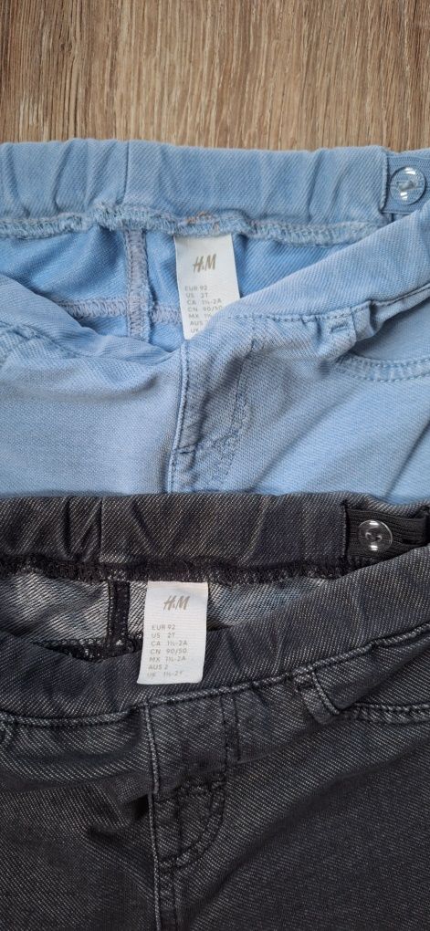 Jegginsy spodenki dziewczęce H&M r.92