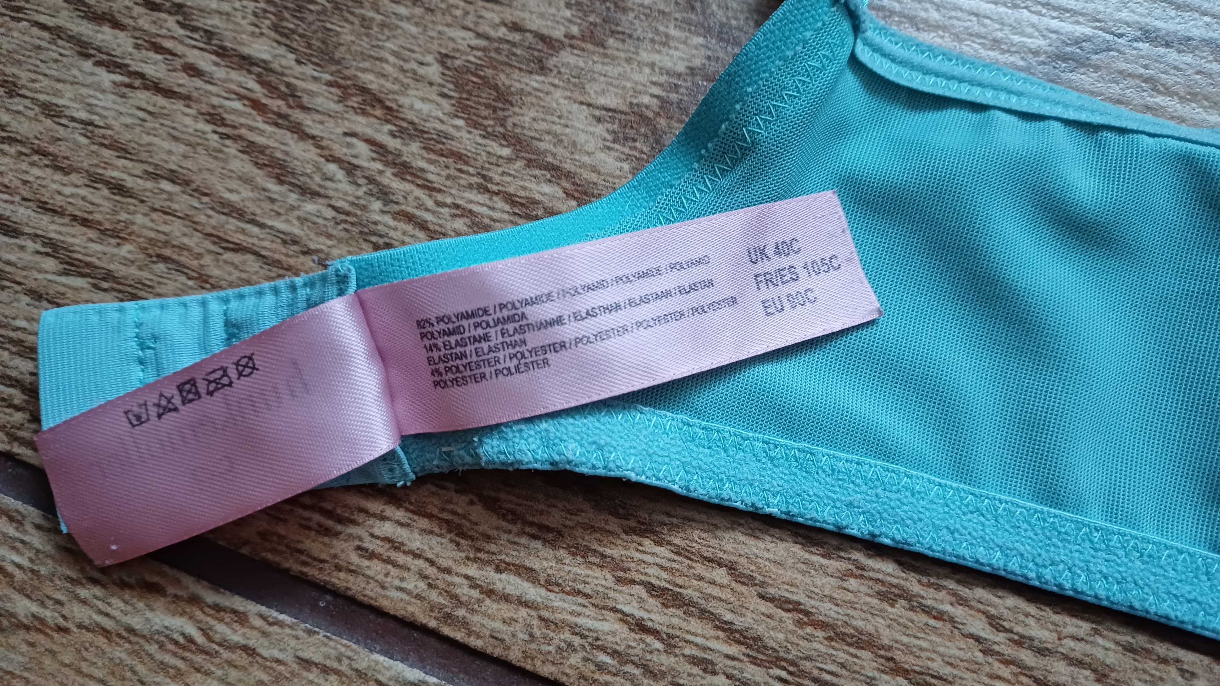 Miętowy biustonosz Hunkemöller r. 90 C