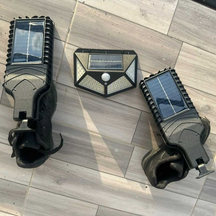 Солнечный настенный светильник с датчиком движения