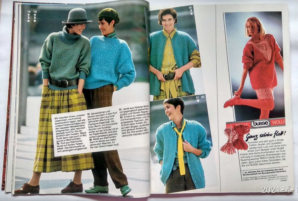 Constanze Stricmode herbst/ winter 85/86