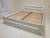 Стильне дерев'яне ліжко розміром 140х190, деревянная кровать