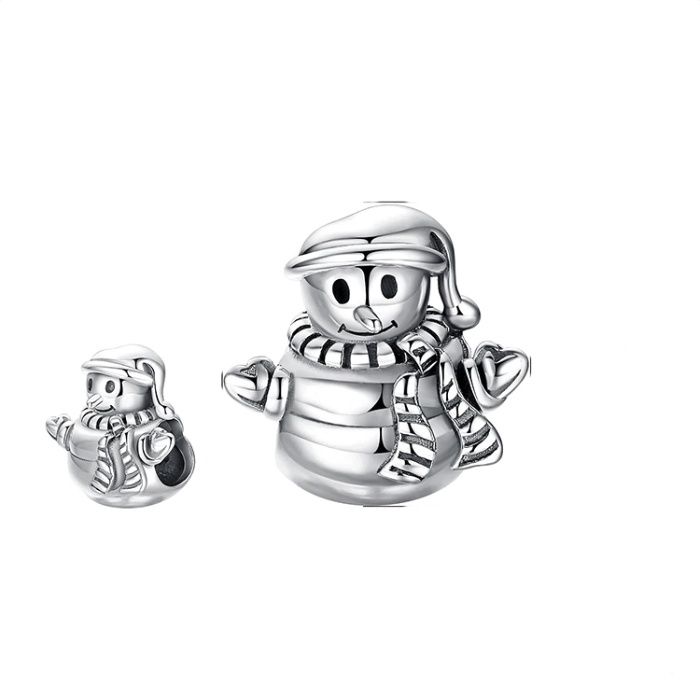 Charms Bałwan Bałwanek Snowman do bransoletki Pandora S925