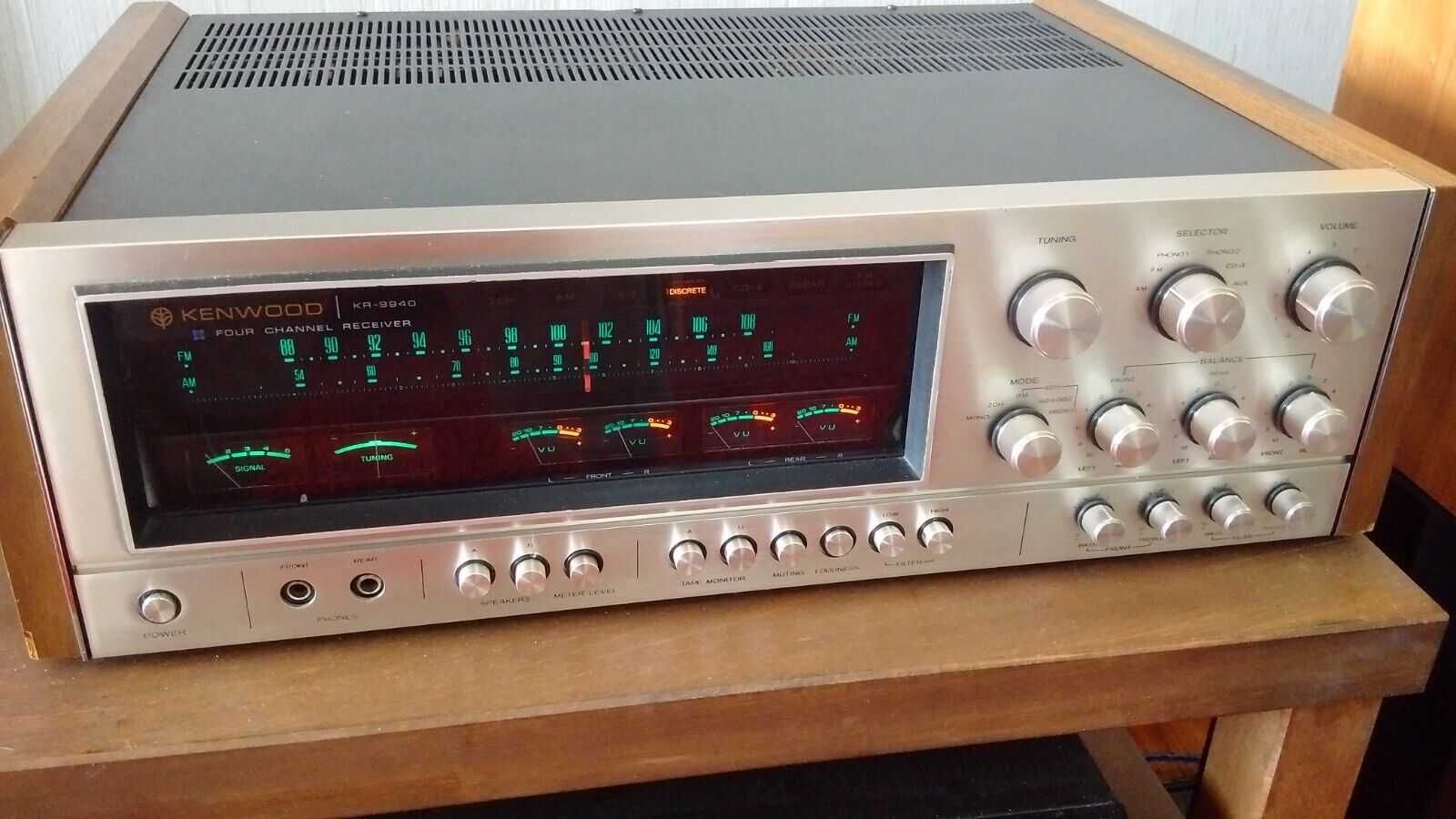 Kenwood KR 9940 Four Channel Receiver / KCD2 CD4 Module