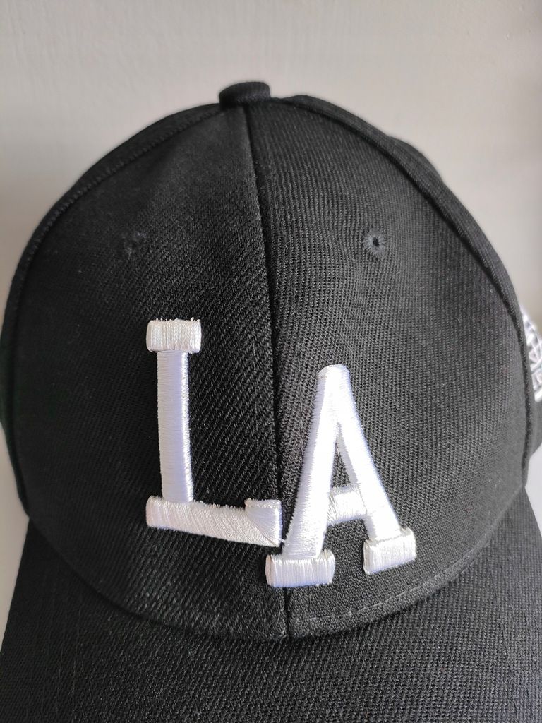 Czapka z daszkiem LA Los Angeles California czarna prezent streetwear