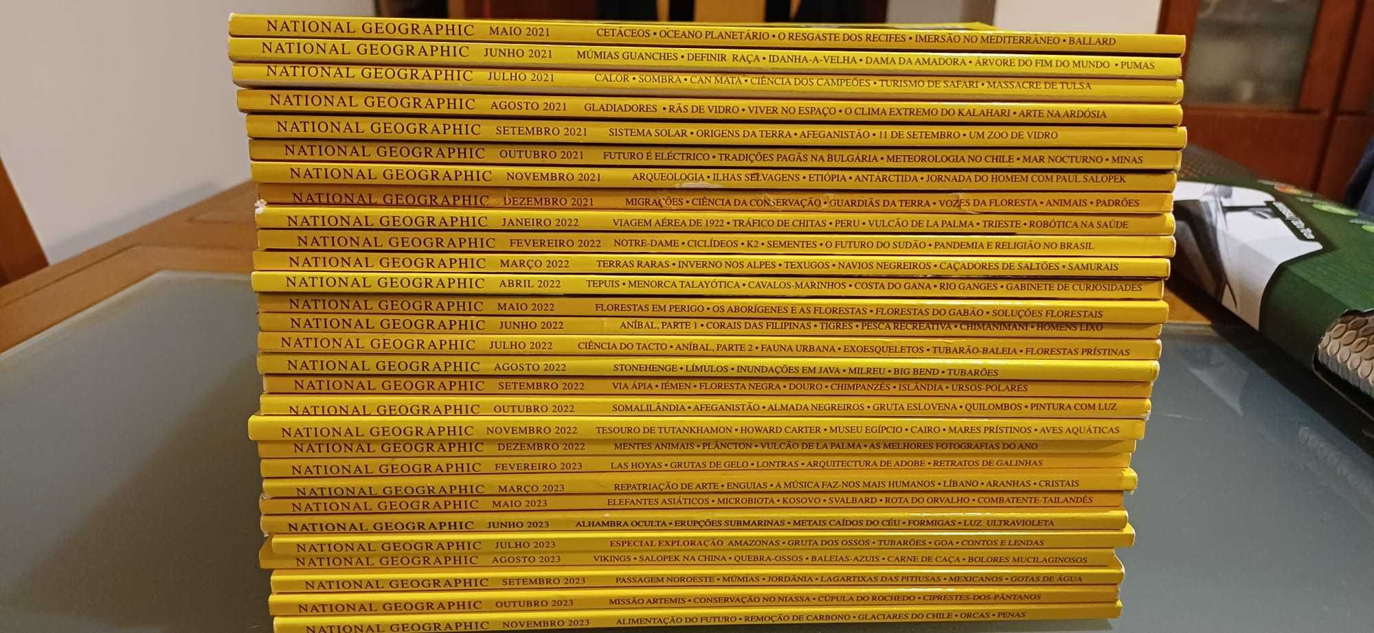 Revistas National Geographic como novas