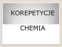 Nauczyciel udzieli korepetycji z chemii