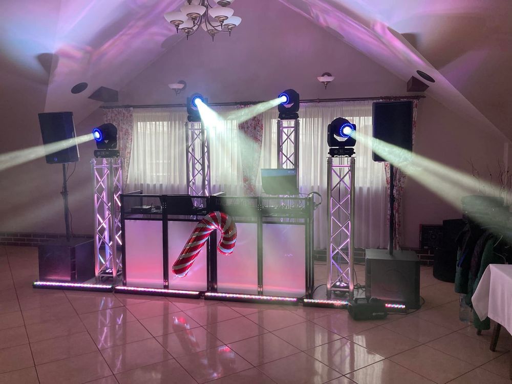 Zestaw głowic ruchomych 4x Light4Me VENOM Ring LED Spot 150W + case