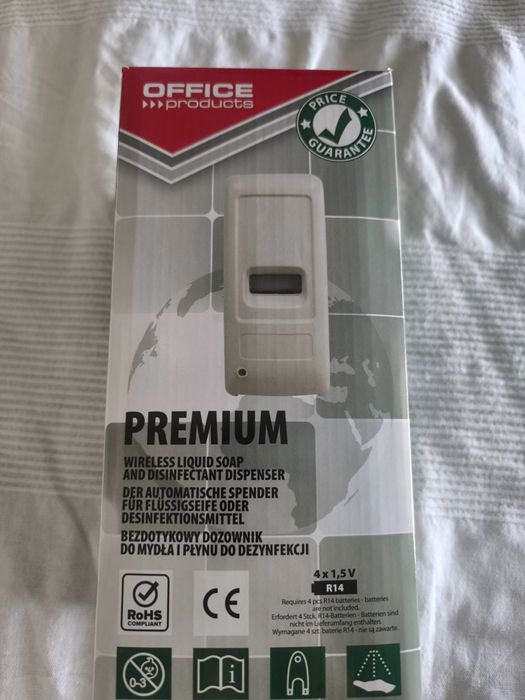 Bezdotykowy dozownik do mydła