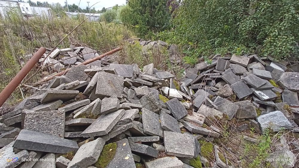 Trelinka i płyty chodnikowe