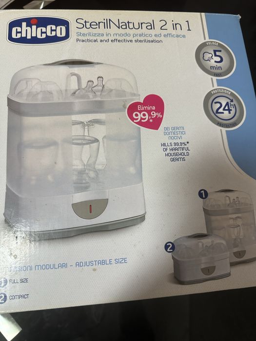 Chicco esterizador biberões 2in1