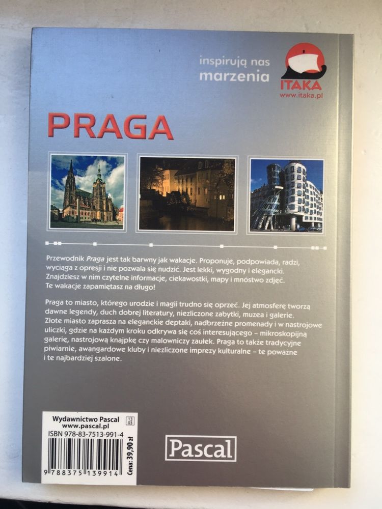 Pascal przewodnik Praga Czechy nowy