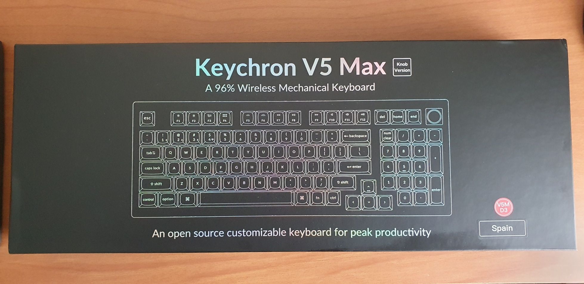 Teclado ISO PT Keychron V5 MAX